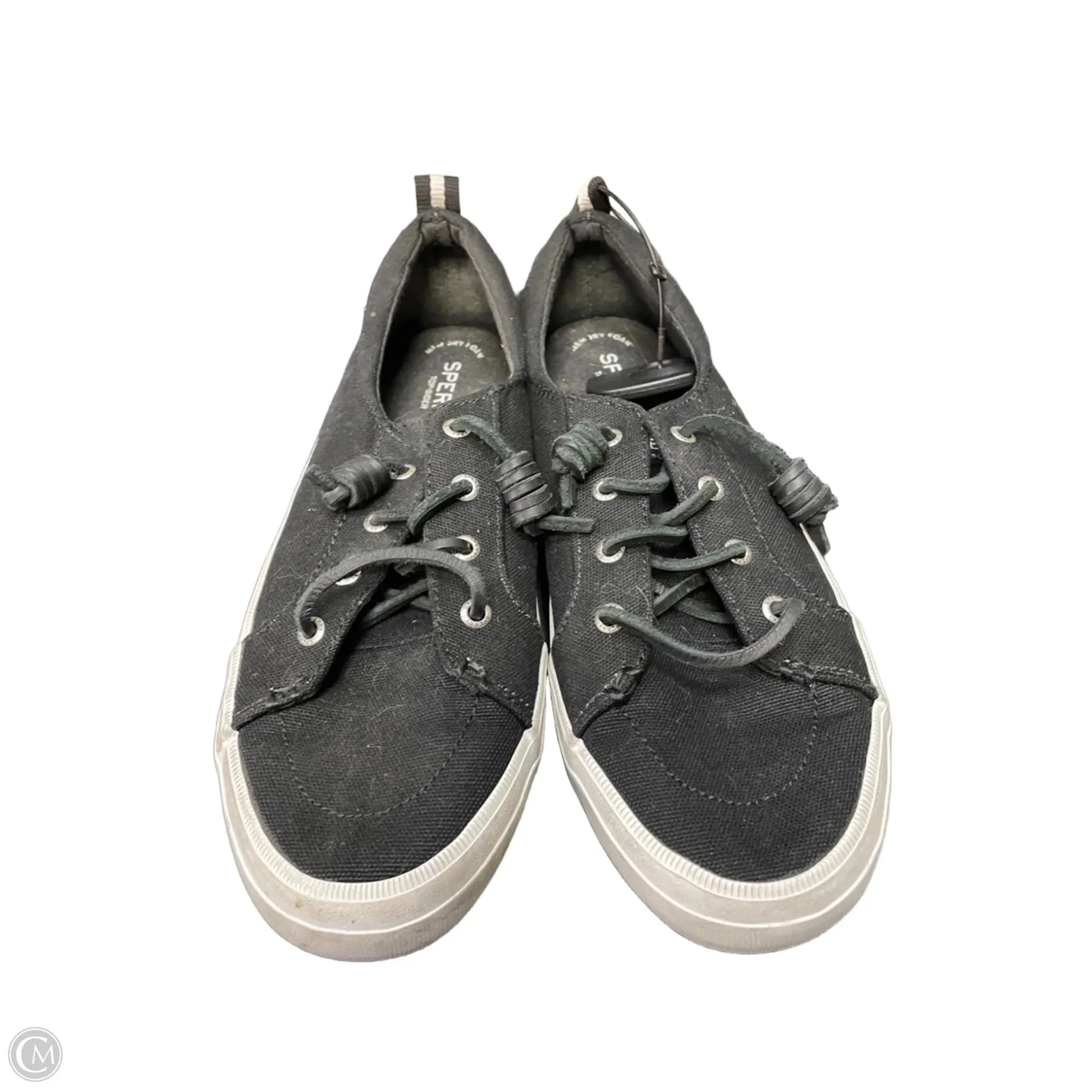 Shoes Sneakers By Sperry In Black & White, Size: 10