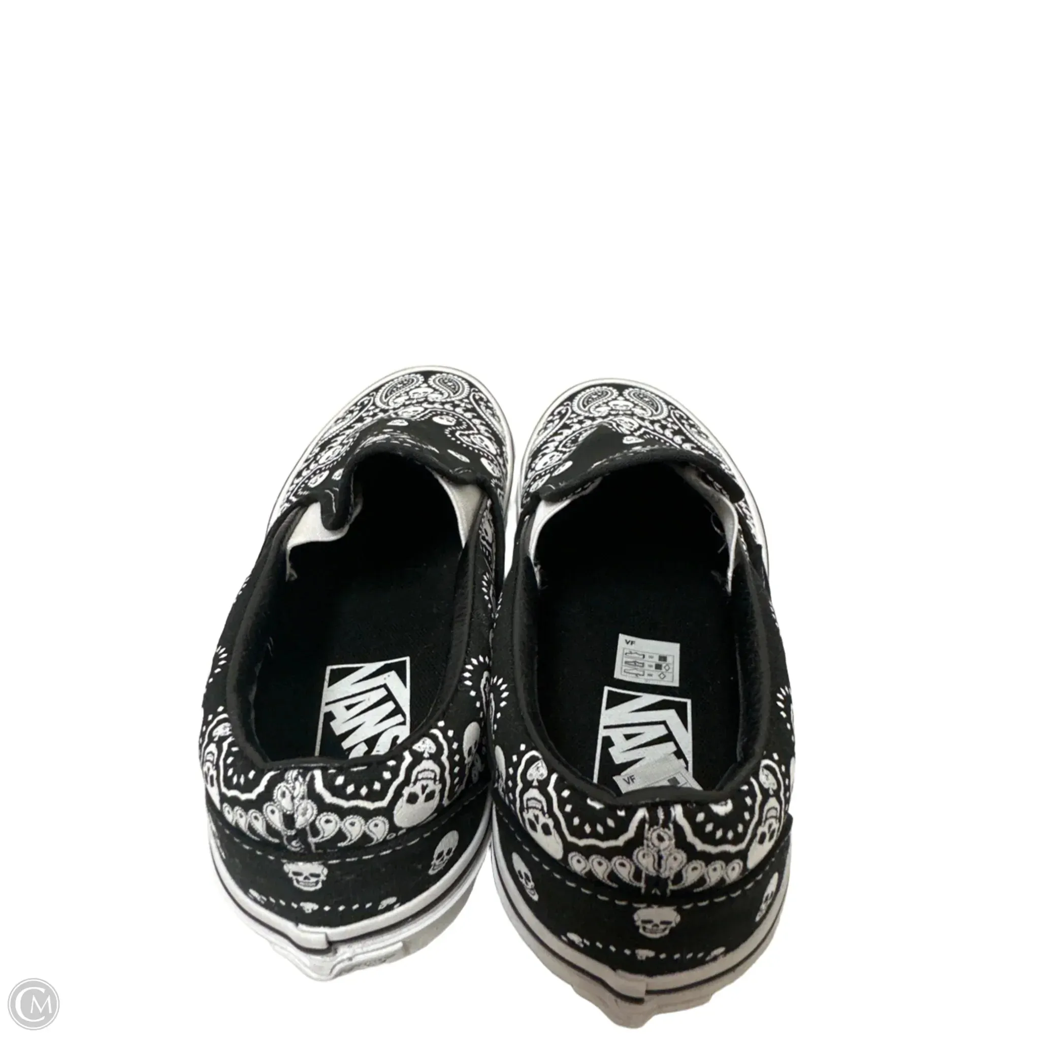 Shoes Sneakers By Vans In Black, Size: 6.5