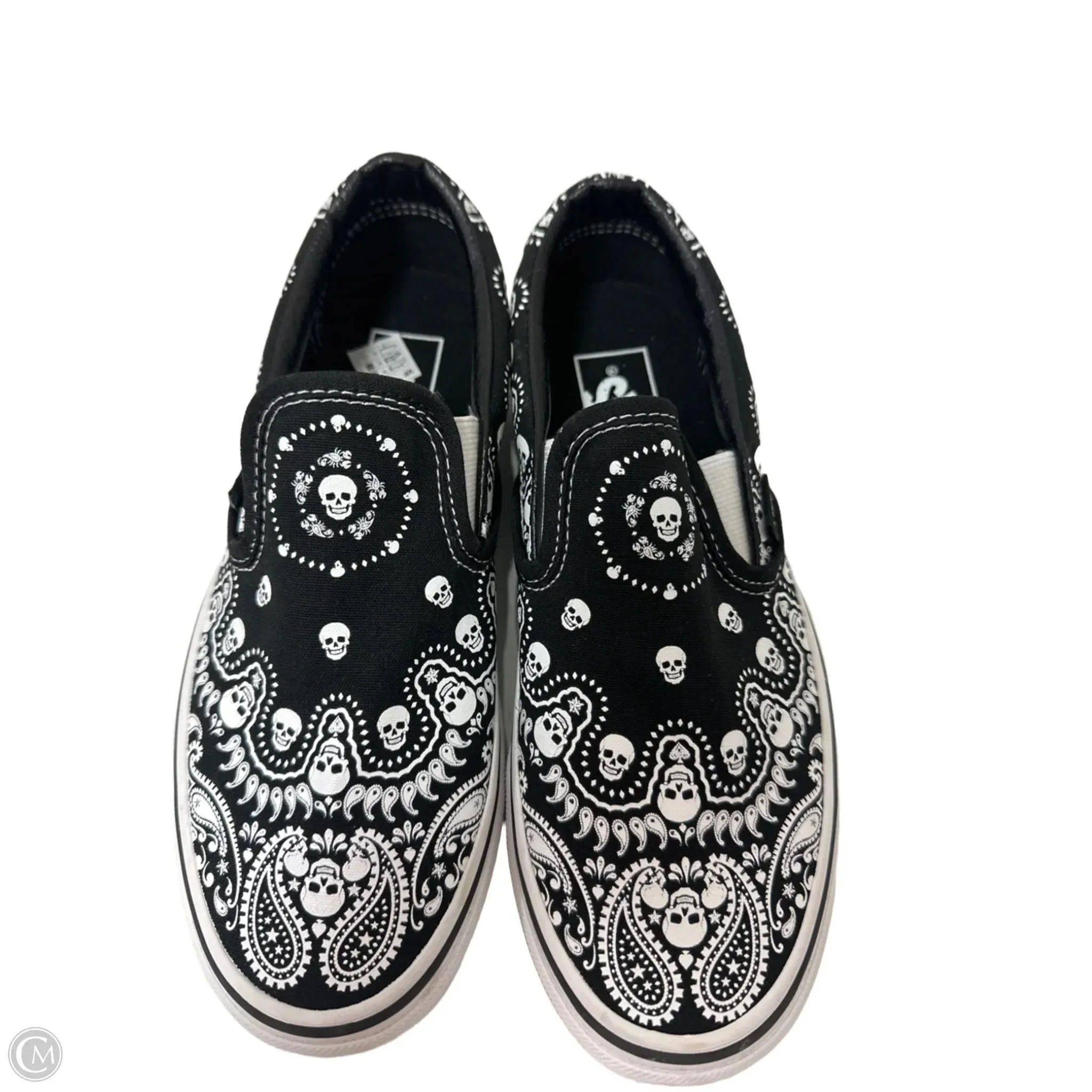 Shoes Sneakers By Vans In Black, Size: 6.5