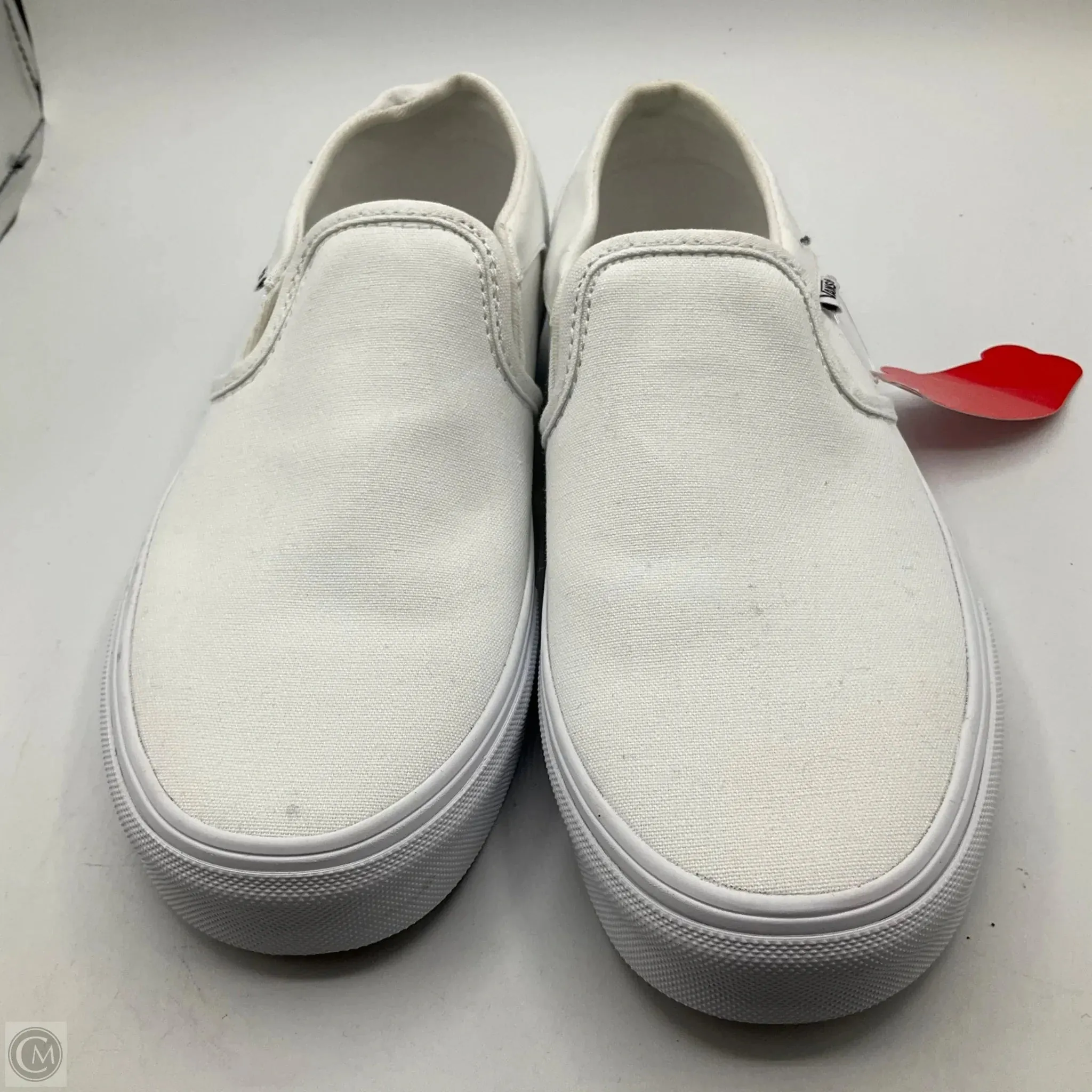 Shoes Sneakers By Vans In White, Size: 8.5
