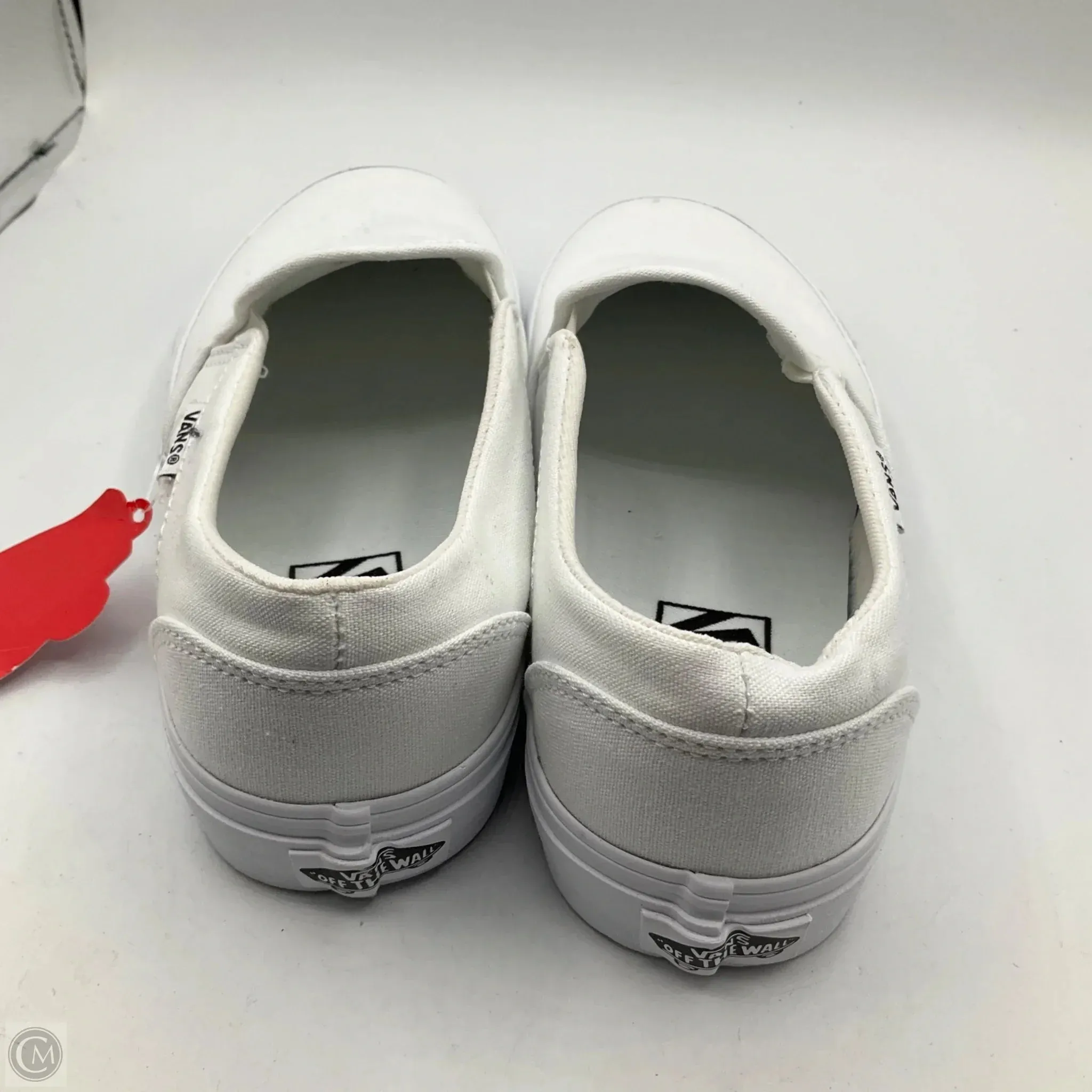Shoes Sneakers By Vans In White, Size: 8.5