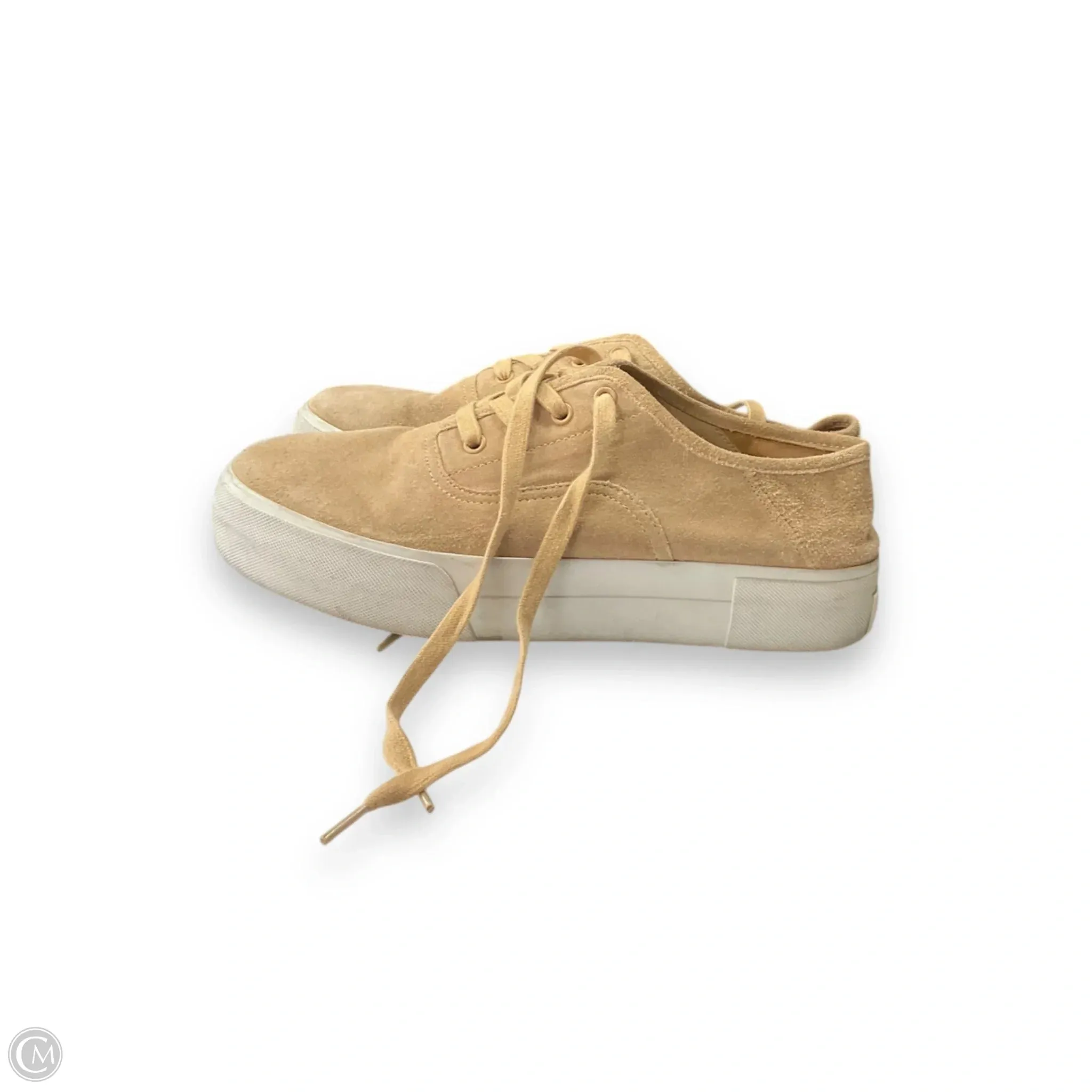 Shoes Sneakers By Vince In Beige, Size: 8.5