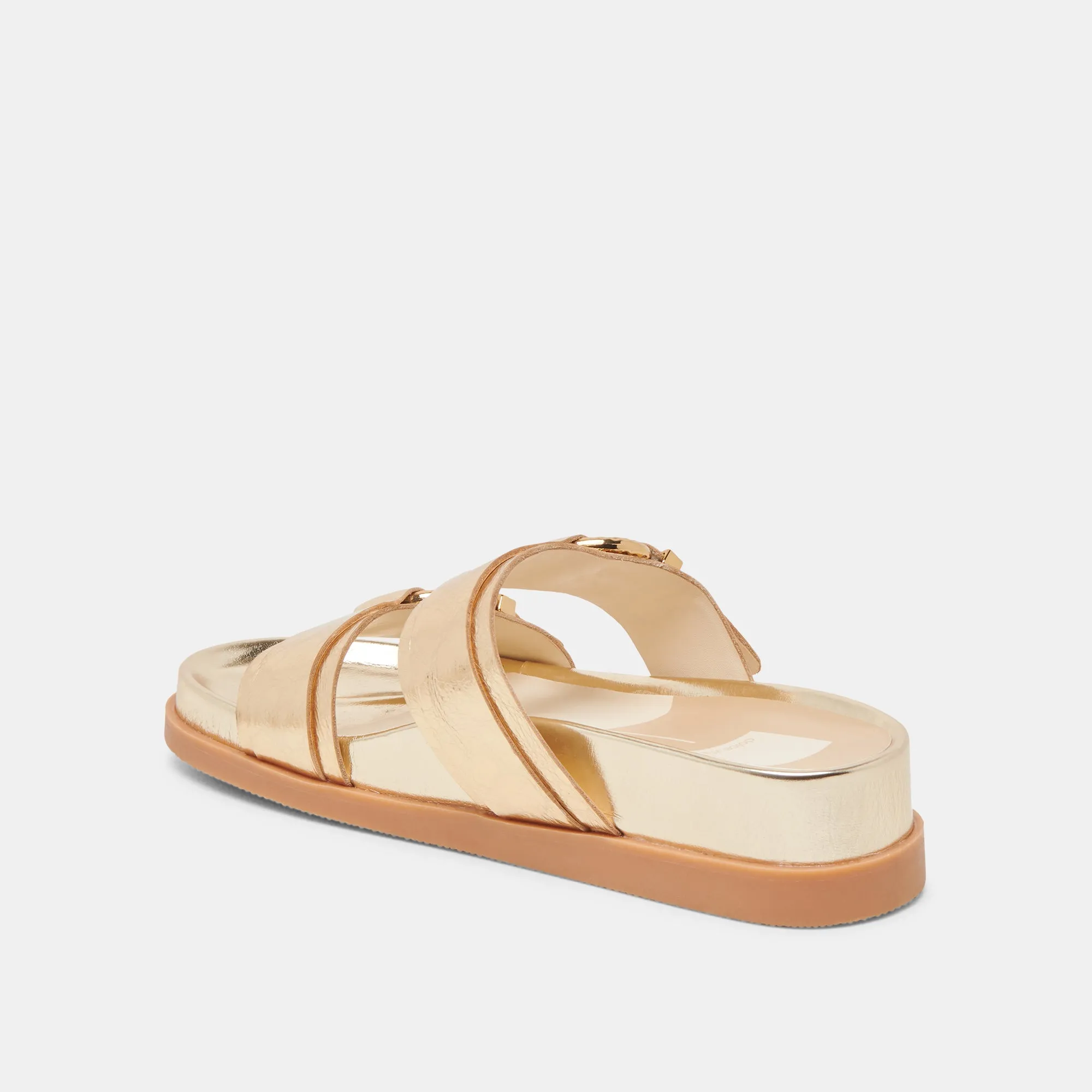 SOYA SANDALS GOLD DISTRESSED LEATHER Dolce Vita