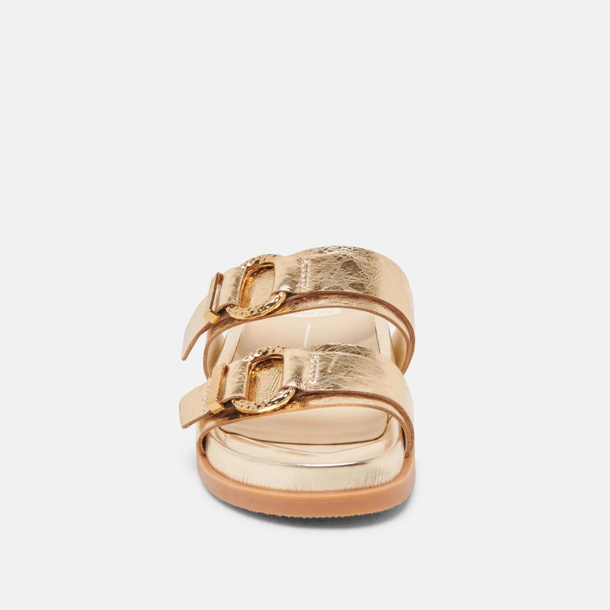 SOYA SANDALS GOLD DISTRESSED LEATHER Dolce Vita
