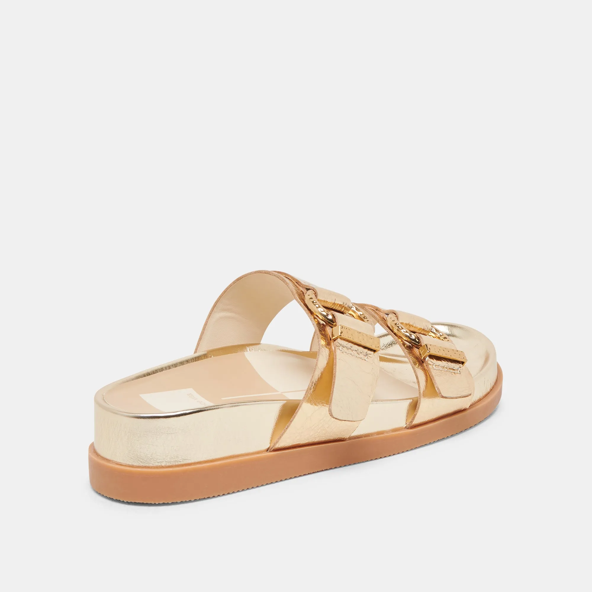 SOYA SANDALS GOLD DISTRESSED LEATHER Dolce Vita