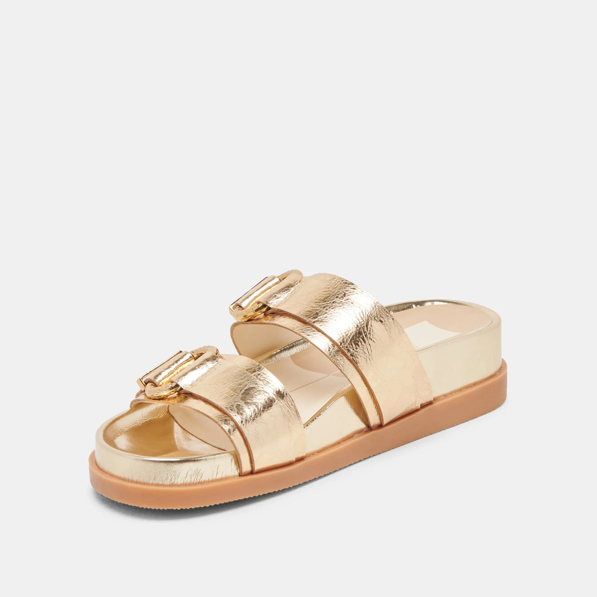 SOYA SANDALS GOLD DISTRESSED LEATHER Dolce Vita