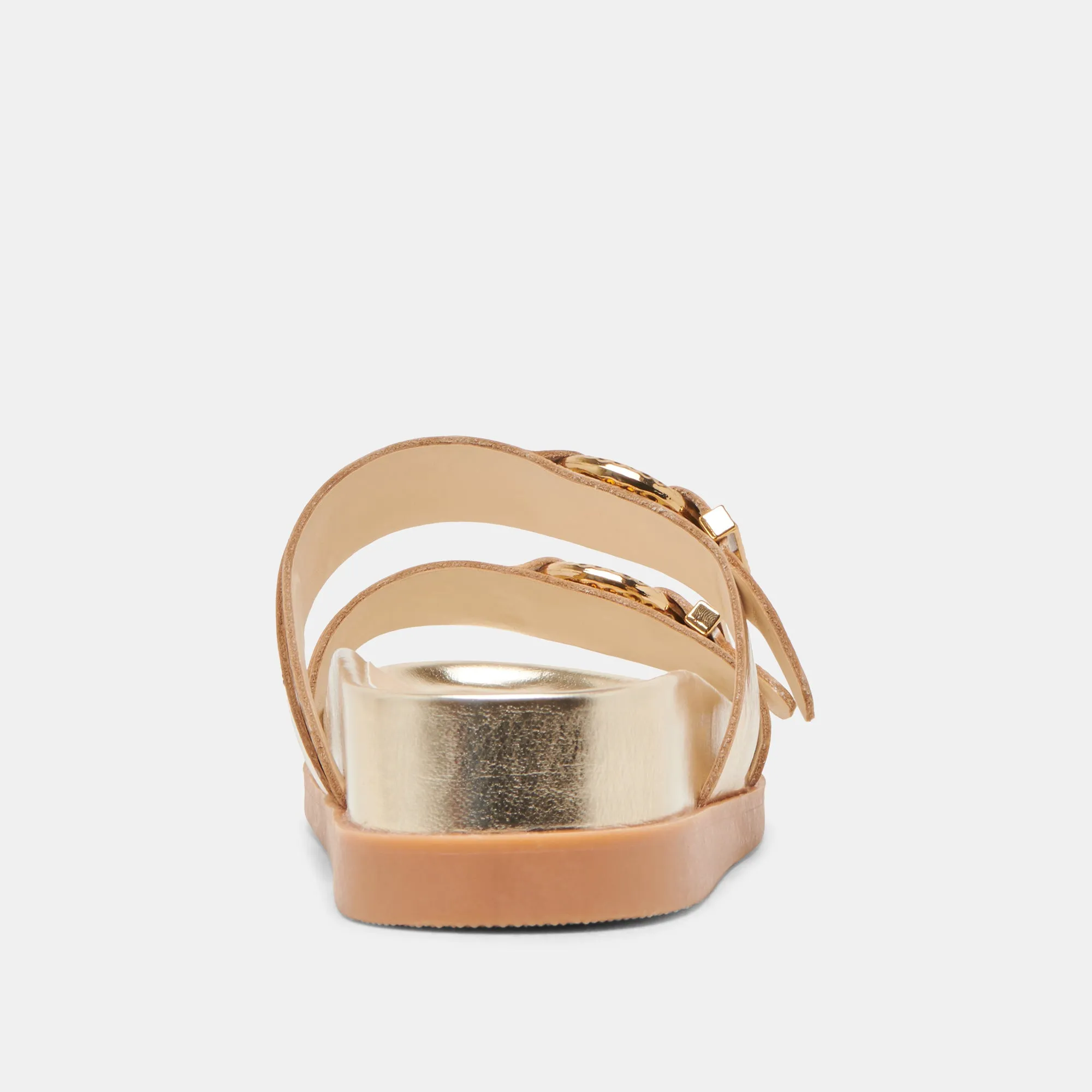 SOYA SANDALS GOLD DISTRESSED LEATHER Dolce Vita