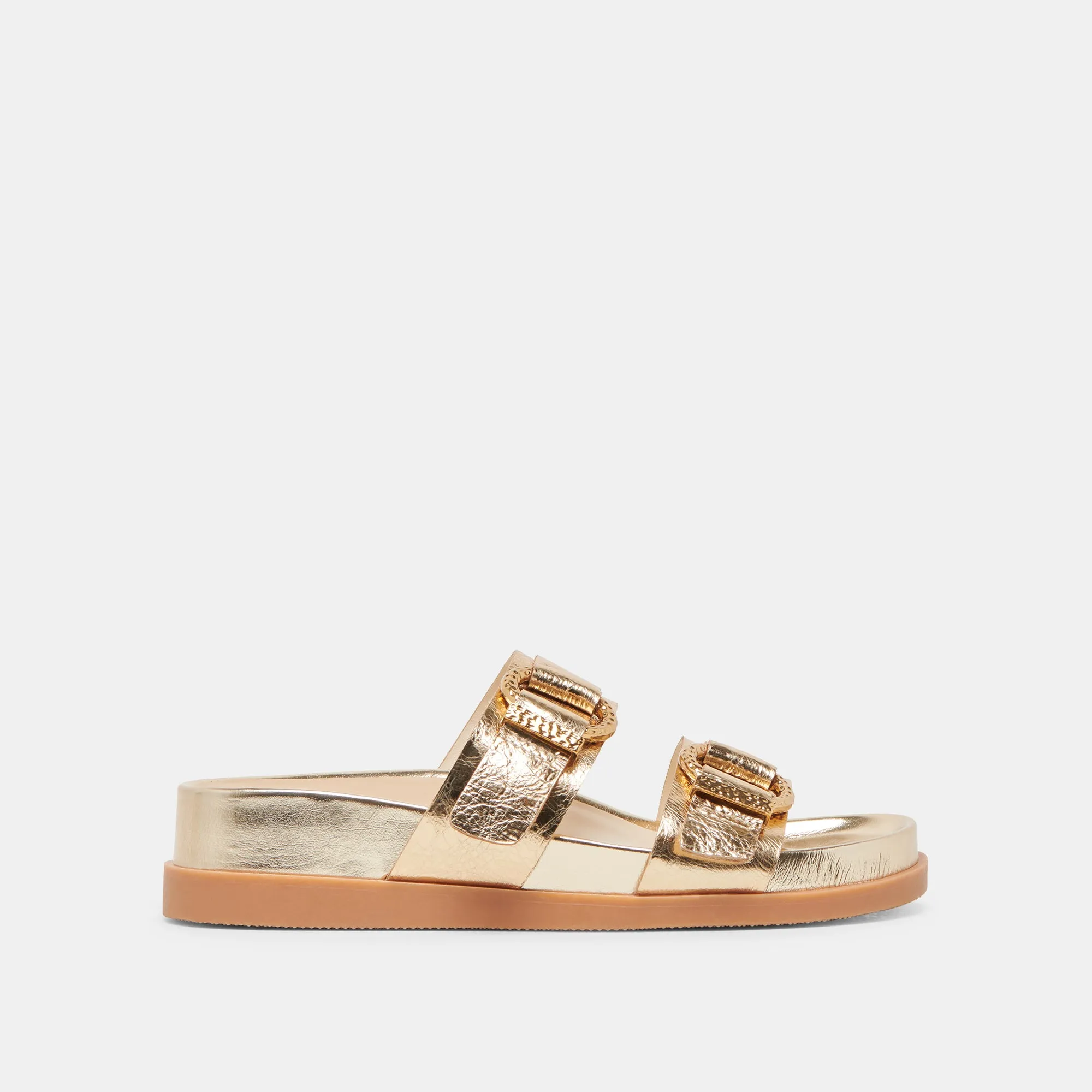SOYA SANDALS GOLD DISTRESSED LEATHER Dolce Vita