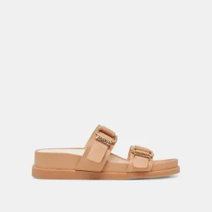 SOYA SANDALS LIGHT TAN  LEATHER Dolce Vita