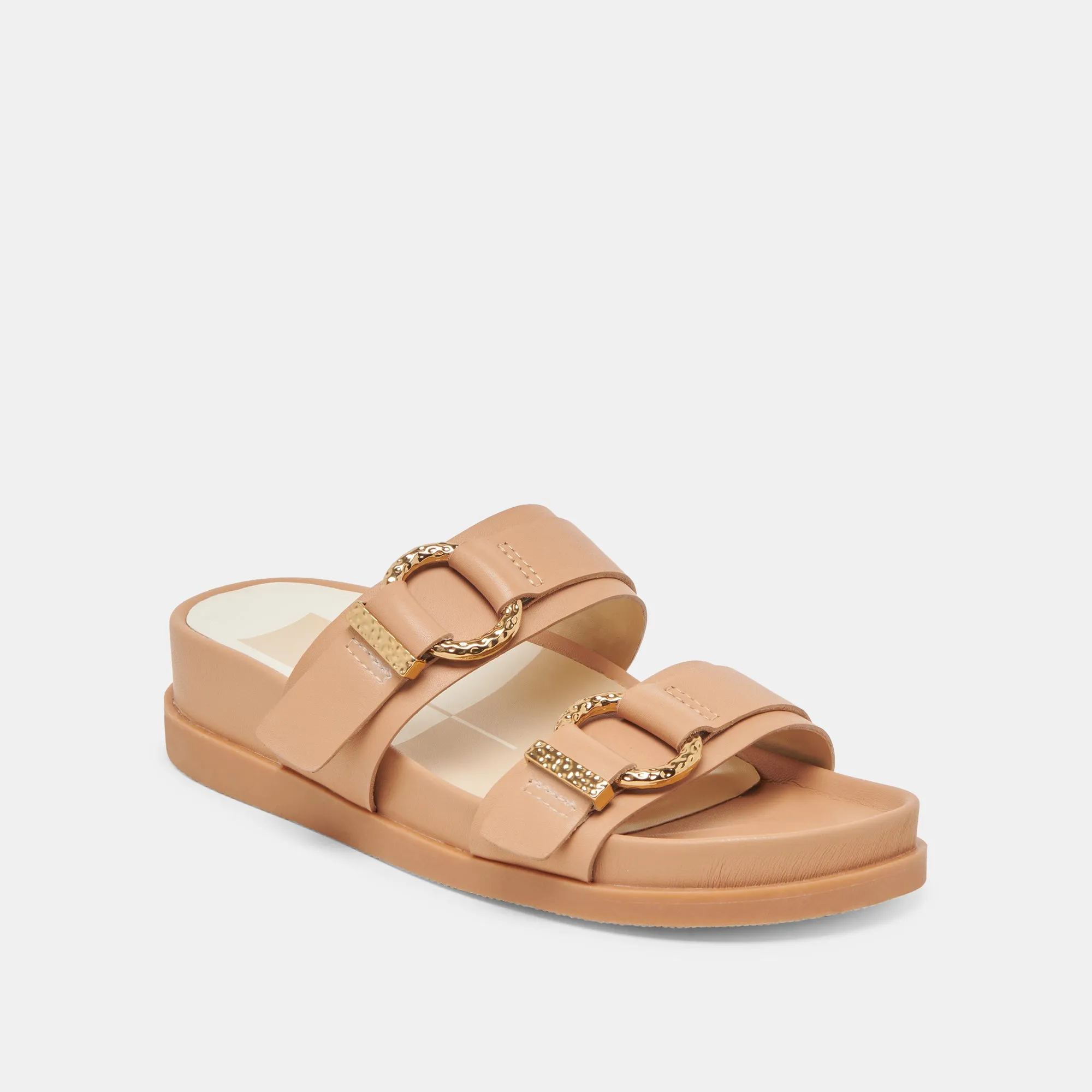 SOYA SANDALS LIGHT TAN  LEATHER Dolce Vita