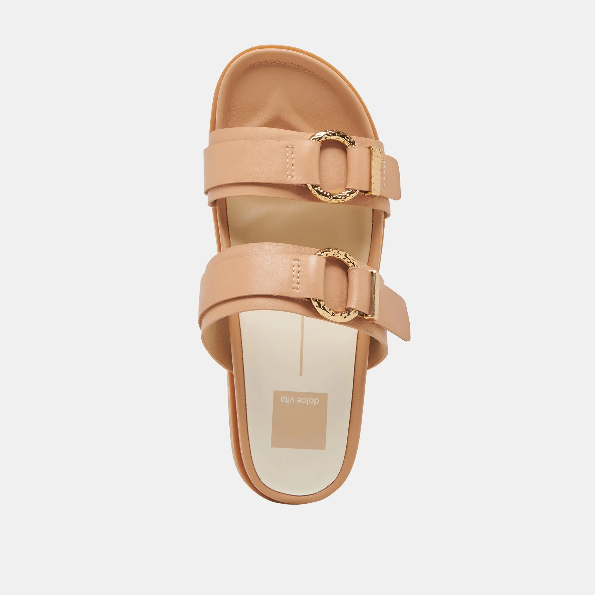 SOYA SANDALS LIGHT TAN  LEATHER Dolce Vita
