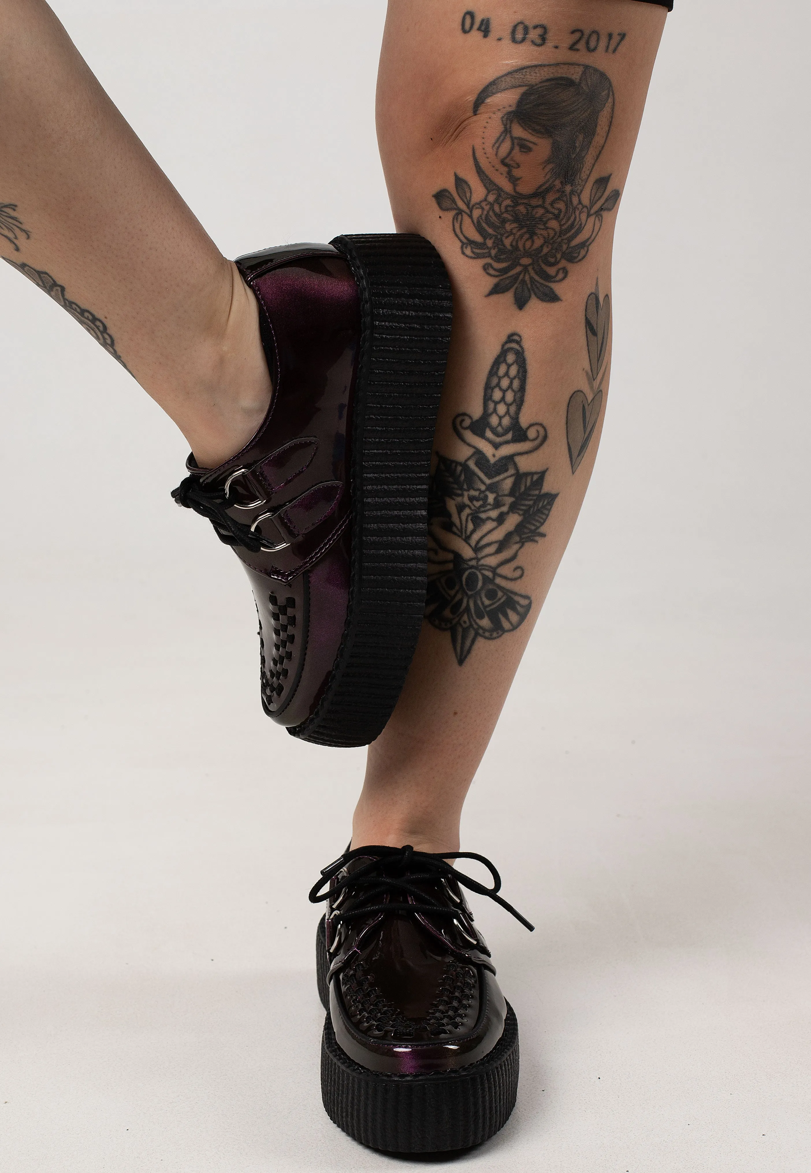 T.U.K. - Viva High Purple Metallic - Girl Shoes