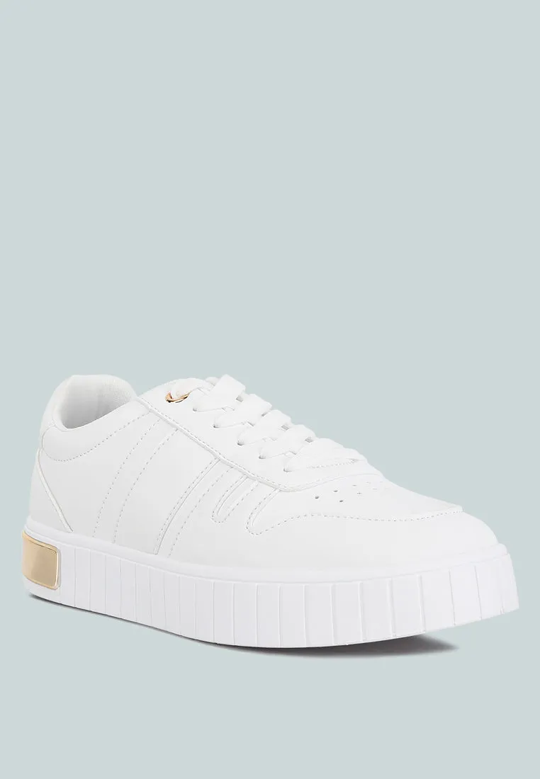 welsh panelling detail sneakers