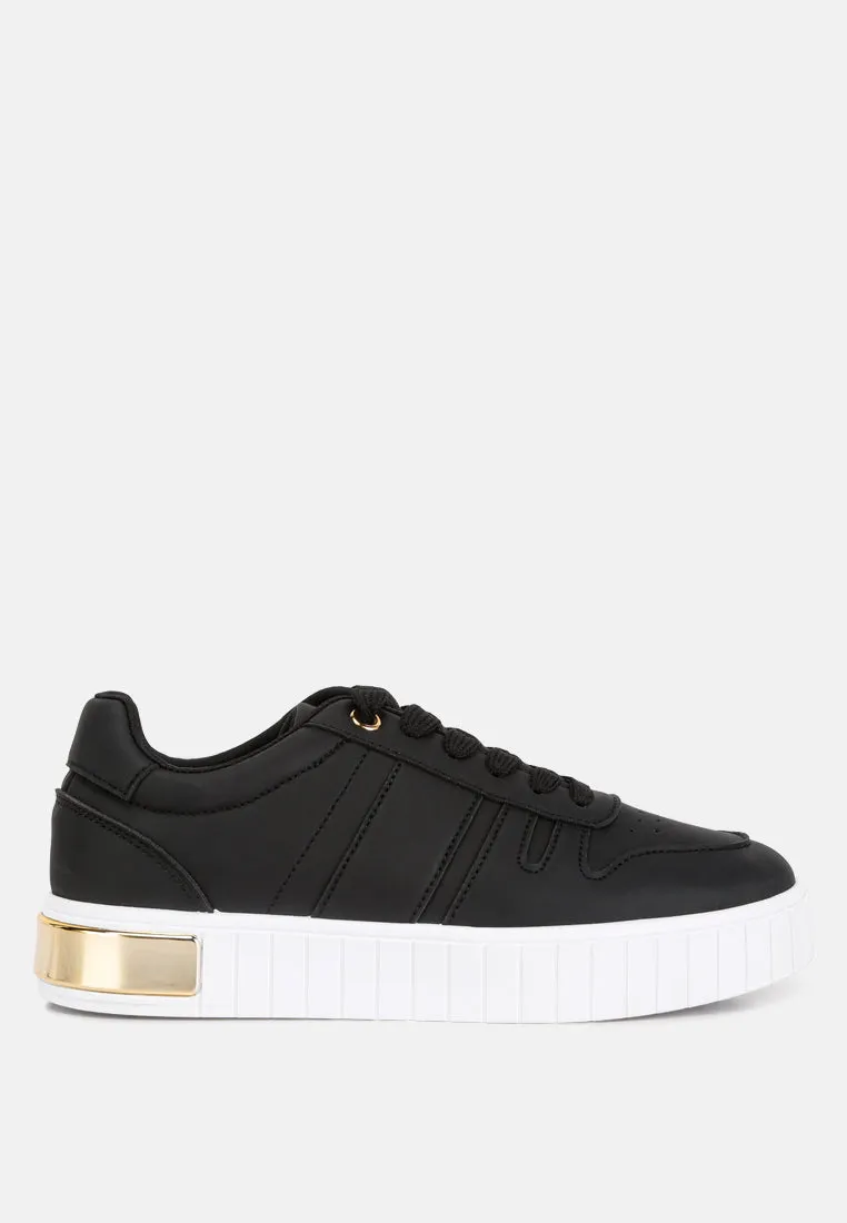 welsh panelling detail sneakers
