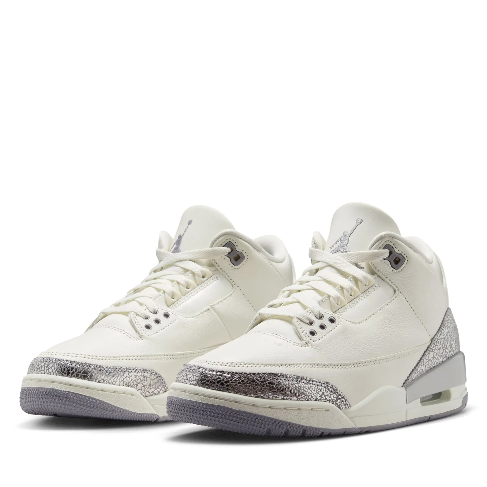 Women's Air Jordan 3 Retro - Sail/Cement Grey