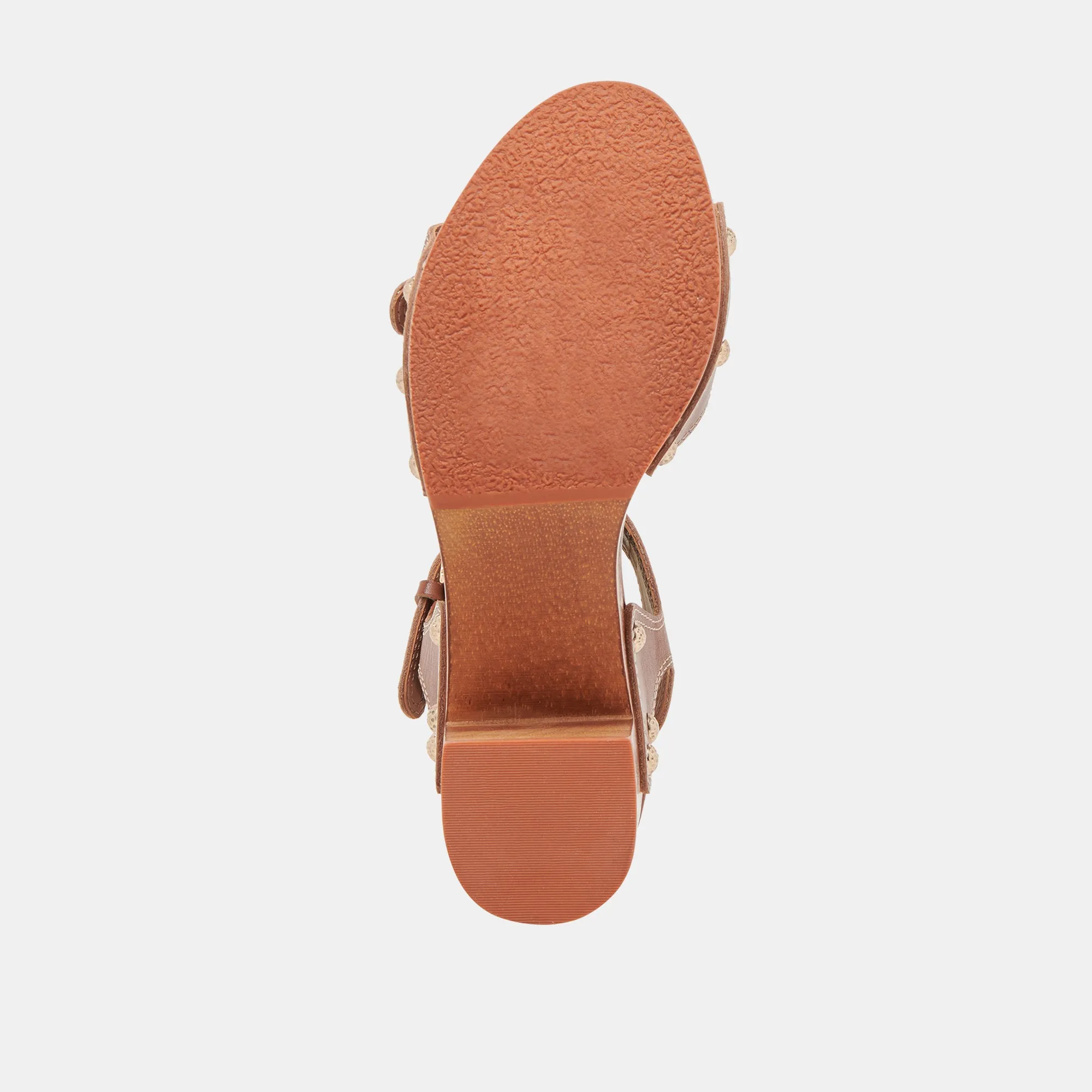 YANDY HEELS COGNAC LEATHER Dolce Vita